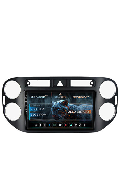 AutoDrop Navigatie Android Volkswagen Tiguan (2008-2010) / VW Golf 5 Plus (20...