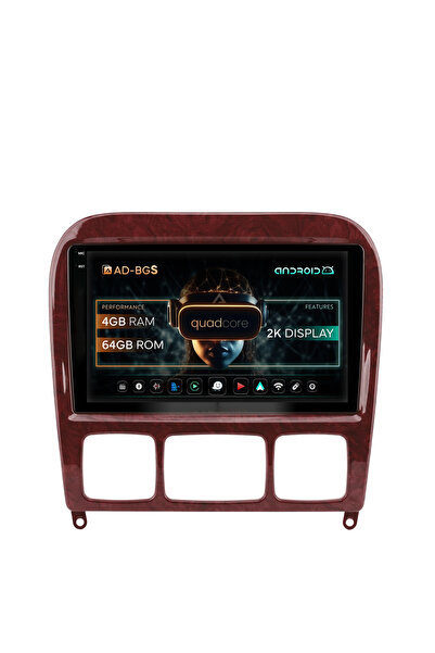 AutoDrop Андроид навигация за Мерцедес Бенц S-класа (1998-2005), 9.5 инча, 4G...