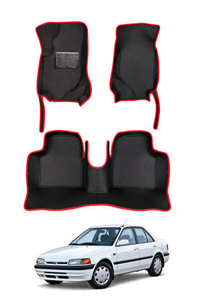 stiloto Mazda 323 Sedan (1994-1998) Uyumlu 7D Oto Paspas - Diamond Baskı Desen