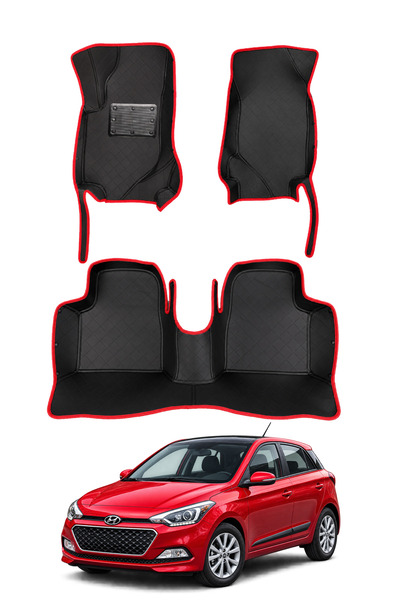 stiloto Hyundai i20 Hatchback (2014-2020) Uyumlu 7D Oto Paspas - Diamond Bask...