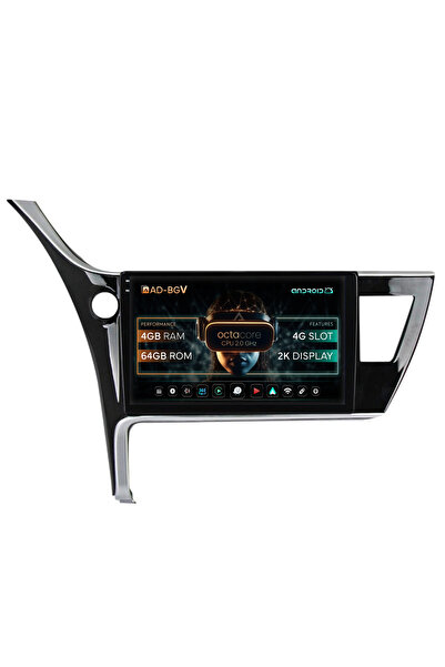 AutoDrop Σύστημα πλοήγησης Android για Toyota Corolla / Auris (2017-2020), 10...