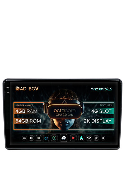 AutoDrop Σύστημα πλοήγησης Android Ford Fiesta (2018+), 10.36 ιντσών, 4GB RAM...