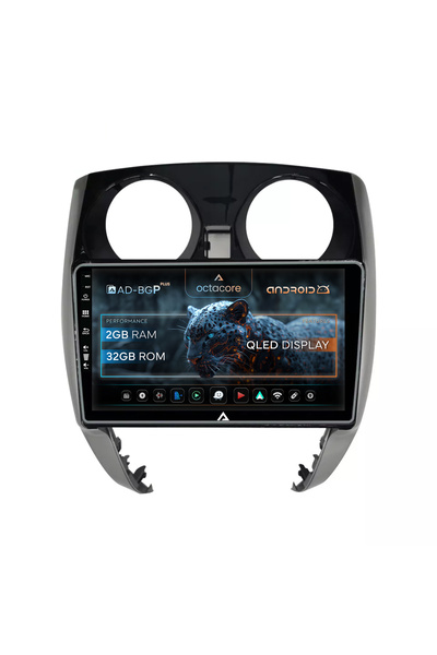 AutoDrop Σύστημα πλοήγησης Android για Nissan Note (2012-2019), 10,1 ιντσών, ...
