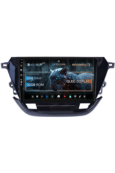 AutoDrop Σύστημα πλοήγησης Android για Opel Corsa F (2019+), 9 ιντσών, 2GB RA...