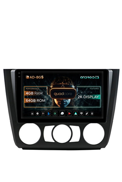 AutoDrop Navigatie Android BMW Seria 1 E87 (2007-2011), Clima Manuala, 9.5 in...