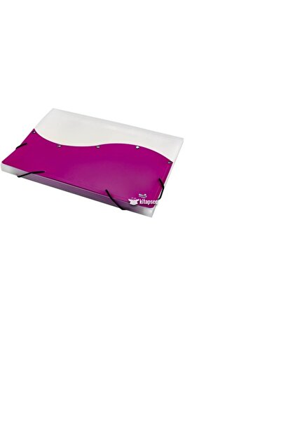 Umix A-4 Elastic 13-Compartment Bellows File Folder Purple