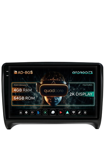 AutoDrop Ауди ТТ Андроид навигация, 9.5 инча, 4GB RAM, 64GB ROM