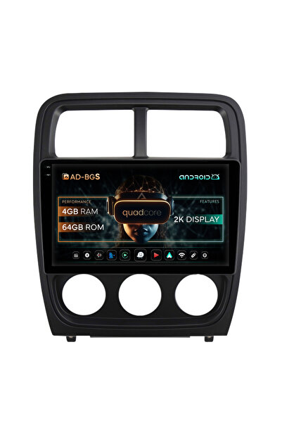 AutoDrop Σύστημα πλοήγησης Android για Dodge Caliber (2010-2012), 9,5 ιντσών,...