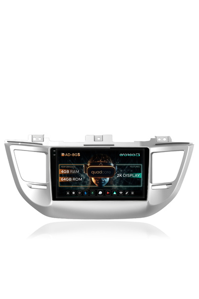 AutoDrop Σύστημα πλοήγησης Android Hyundai Tucson 3 (2015-2018), 9,5 ιντσών, ...