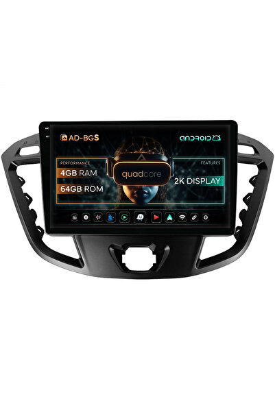 AutoDrop Σύστημα πλοήγησης Android Ford Transit / Tourneo (2012-2020), 9,5 ιν...