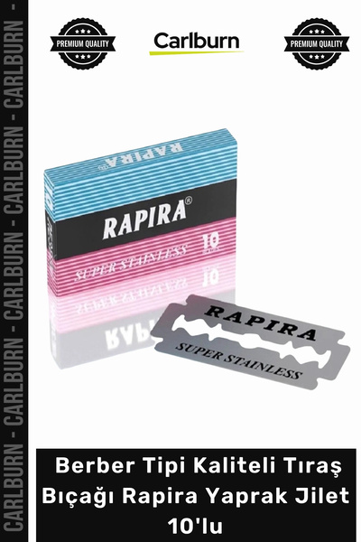 Carlburn Special Production Sharp Stainless Steel Barber Type Quality Shaving...