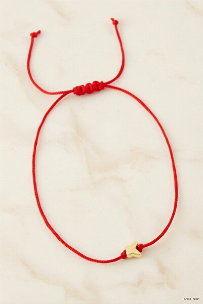 ZERO LAND Ilkestor Macrame Cord (202853) Bracelet Red