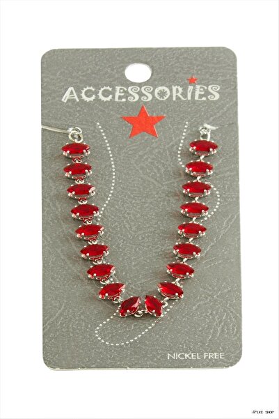 ZERO LAND Ilkestor Savoroski Zircon Stone Anklet (201618) Silver Color