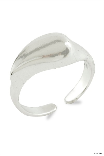 ZERO LAND Ilkestor Damla Metal Ring (223739) Silver Color