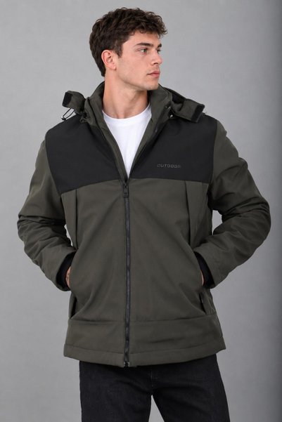 ByTrend Segmented Softsheel Winter Coat with Fur Inside Kmd 889_50523-1