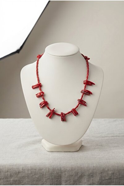 ZGNOVA Handmade Coral Natural Stone Special Design Necklace