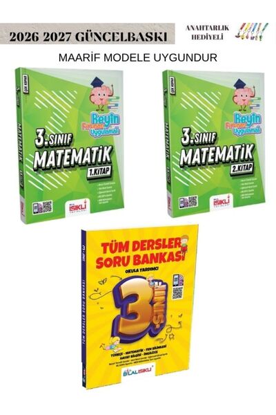 Bilal Işıklı Yayınları ADIM ADIM 3.SINIF BEYİN FIRTINASI BİLAL IŞIKLI MATEMAT...