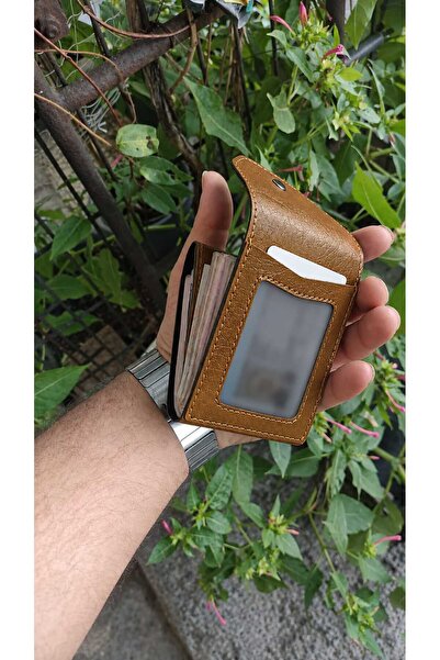 ÖZ-KA LEATHER VİRAL CUZDAN TABA RENK ( KARTLIKLI BANKNOT CÜZDANI) PORTFÖY KARTLIK