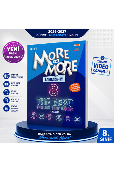 Kurmay Yayınları Kurmay More And More 8. Sınıf The Best English Test Book Ing...
