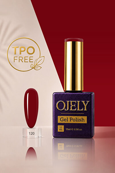 OJELY Kalıcı Oje UV/LED Uyumlu 15ML Kırmızı & Bordo