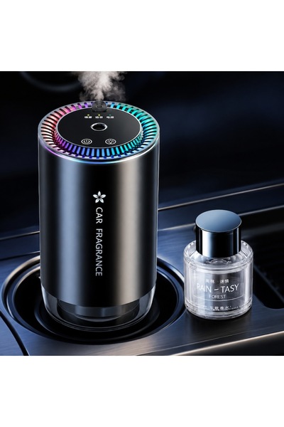 7LIFE Difuzor parfum auto inteligent, aromaterapie, iluminare RGB, ploaie de ...