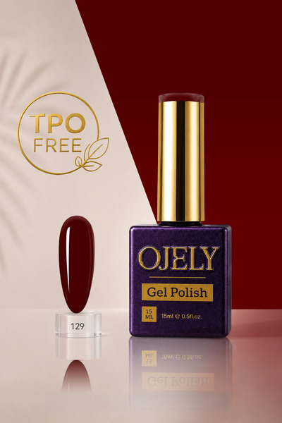 OJELY Kalıcı Oje UV/LED Uyumlu 15ML Kırmızı & Bordo