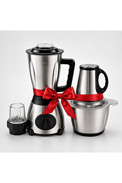 GENERAL 2-in-1 Kitchen Appliance Set Stainless Steel Blender + Meat & Vegetab...