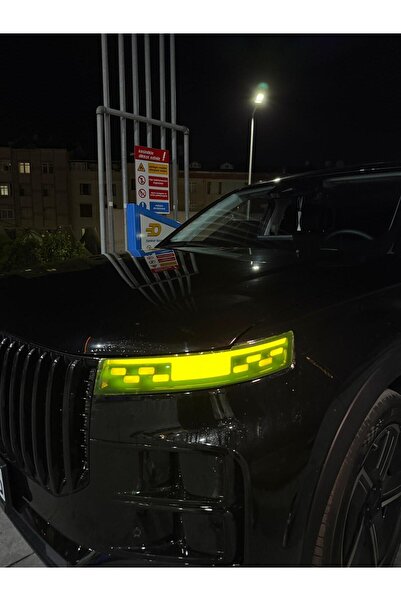 ARKT STİCKER JAECOO 7 Gündüz Led Sticker Set 2023-2026 Koyu Sarı