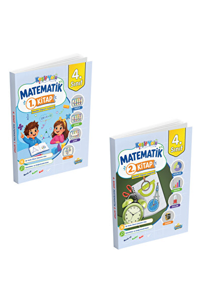 Mavi Deniz Yayınları Mavi Deniz 2027 4. Sınıf Keşif Yolu Matematik 1 Ve 2. Ki...
