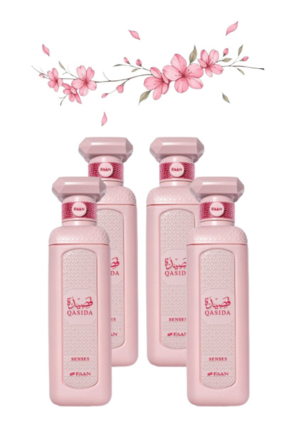 Faan 4 قطع عطر قصيدة سينسز 100 مل