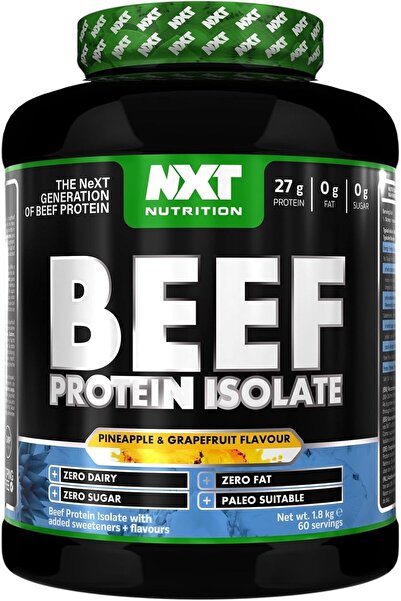 NXT Nutrition بروتين لحم البقر المعزول من NXT، بنكهة الأناناس والجريب فروت، 1...