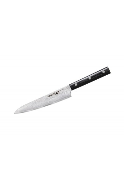 Samura Cuțit universal, Damasc 67, Oțel carbon, 15 cm