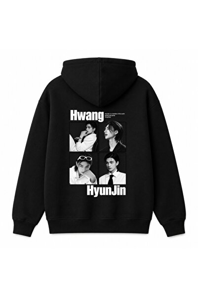 barsdepo Straykids Hyunjin Printed Hoodie, 100% Cotton Unisex Kids/Adult Swea...