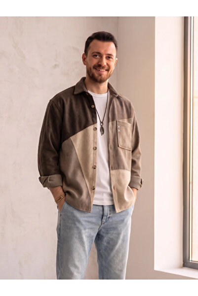 FıttingRoom Oversize Cotton Cashmere Luca Shirt