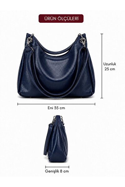 ESTUTE KADIN SALAŞ OMUZ ÇANTASI ÖLÇÜ UZUNLUK 25 CM ENİ 35 GENİŞLİK 8 CM