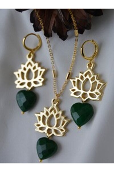 Stoneage Jewelry set - gold color -