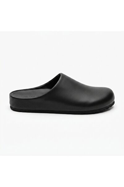 Bequemere MK410 Siyah Hakiki Deri Tam Kaplama Mantar Taban Unisex Ortopedik S...