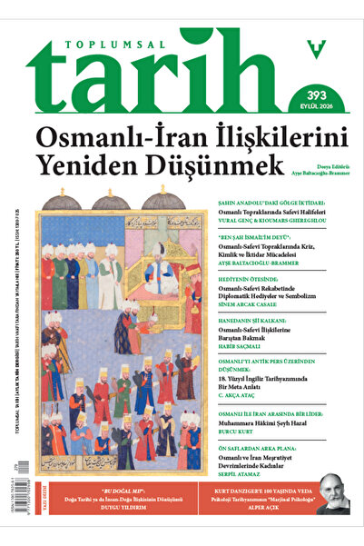 Tarih Vakfı Yurt Yayınları Toplumsal Tarih Dergi 393.Sayı Eylül 2026