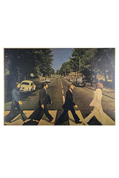Genel Markalar The Beatles Vintage Kraft Poster - 33x48cm