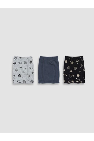 LC Waikiki Lcw Kids Gray Boy's Boxers 3 Pcs