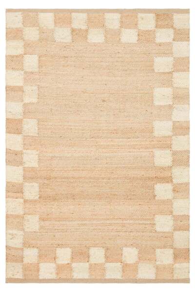 Etnik Home ECHO 13 NATURAL WHITE XW Jüt ile Üretilen El Dokuma Sisal Kilim