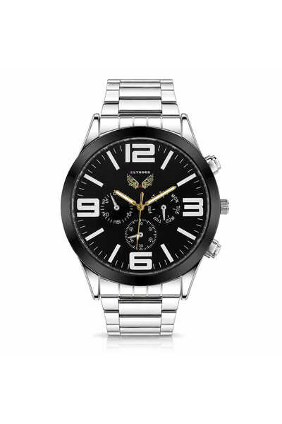 Generic Brand Ceas bărbătesc Ulysses CB34 cu mecanism Quartz, culoare Argintiu