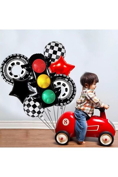 Genel Markalar Trafik temalı balon set folyo balon