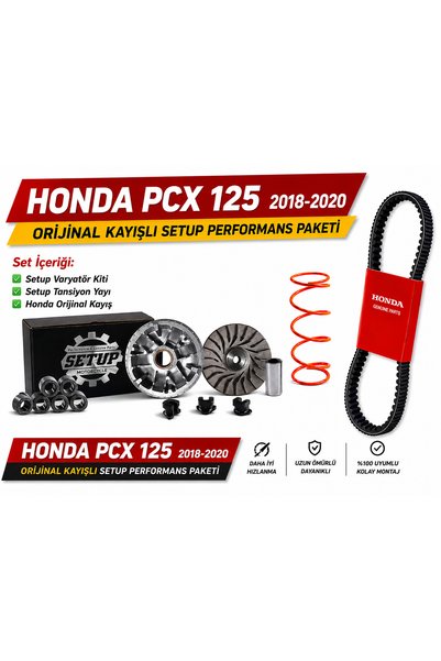 Setup Motorcycle Pcx 125 2018-2020 Orijinal Kayışlı Varyatör Seti