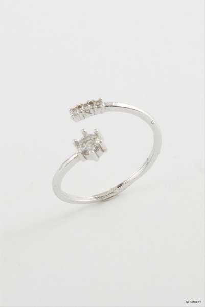 ZERO LAND CONCEPTA Zircon Ring (164858) Silver Color