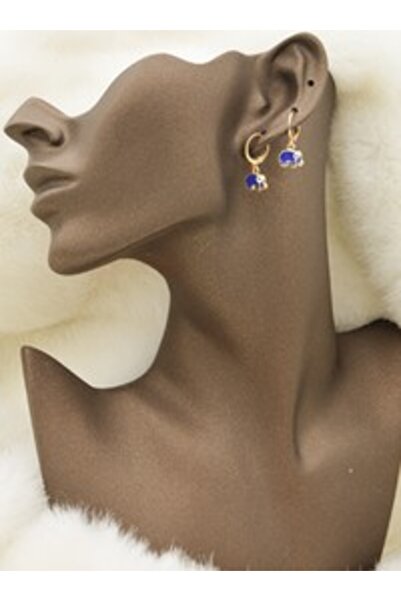 Stoneage Evil eye beaded mini earrings - gold color -