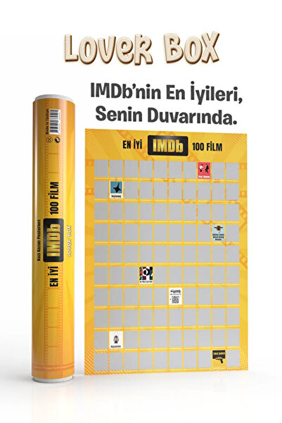 Chantaky Imdb 100 Movie Scratch Off Poster – Loverbox |   Special Poster for ...