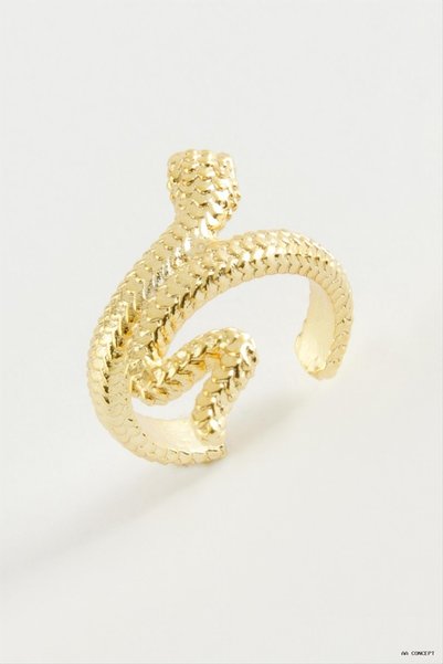 ZERO LAND CONCEPTA Snake Metal (160956) Ring, Yellow