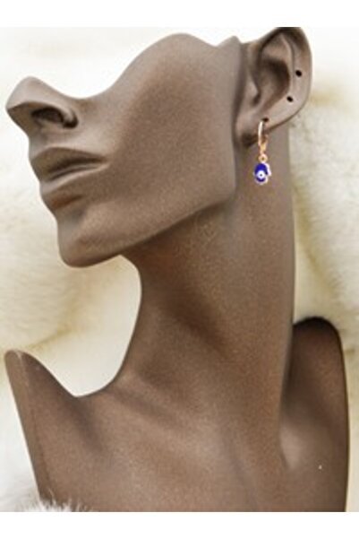 Stoneage Nazar Beaded Mini Earrings - Rose -