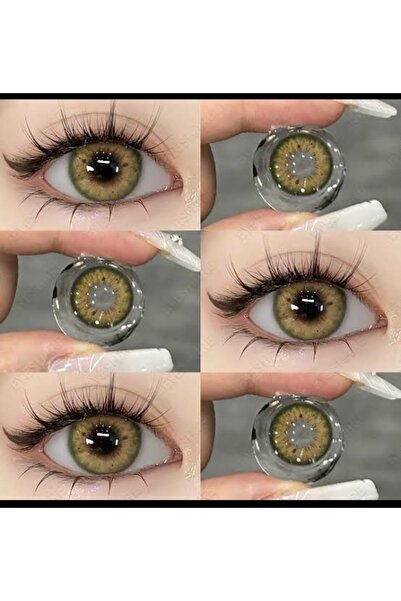 dermasuction Black spot hazel green doğal karışım göz lensi hareli